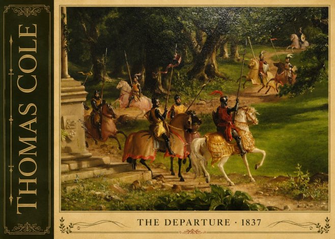 Thomas Cole The Departure III No2 - Poster