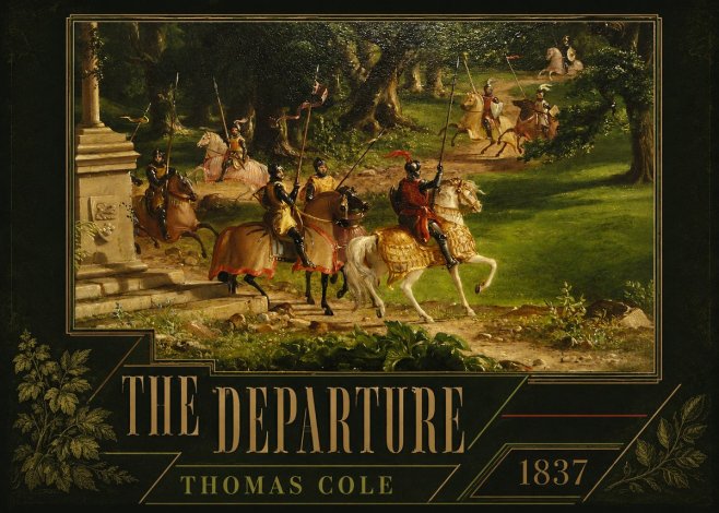 Thomas Cole The Departure III No3 - Poster