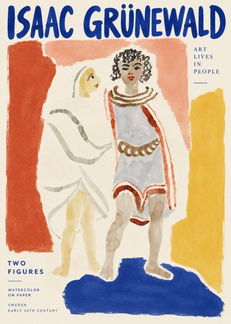 Isaac Grünewald Figures No3 - Poster