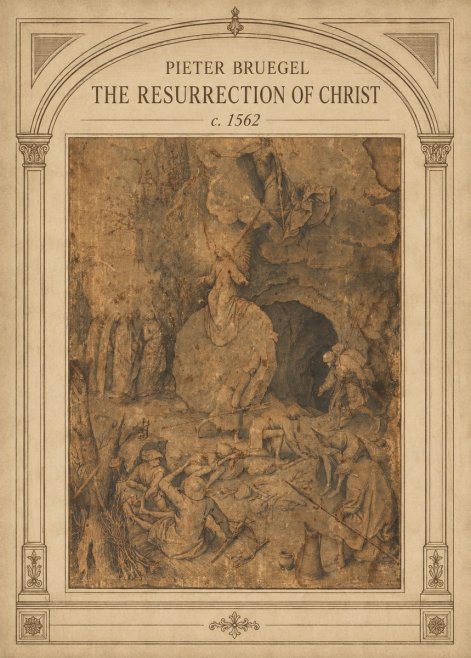 Pieter Bruegel The Resurrection of Christ No4 - Poster