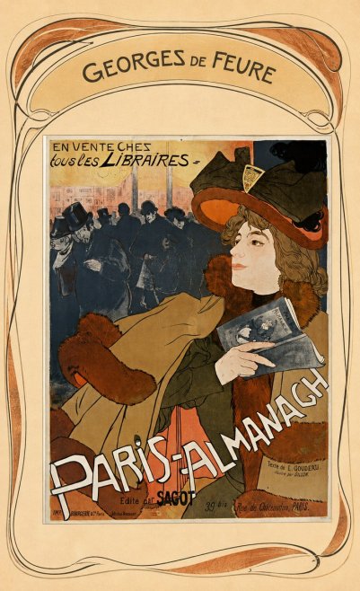 Georges de Feure Paris-almanach II No6 - Poster