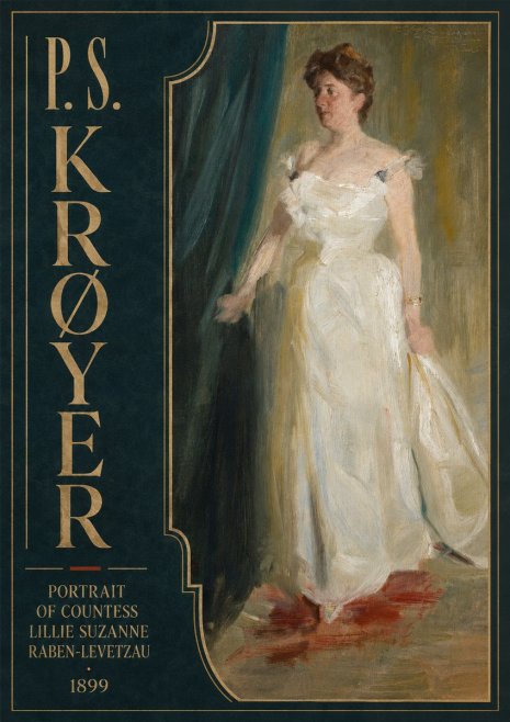 P.S. Krøyer Portrait of Countess Lillie Suzanne Raben-levetzau - 1899 No5 - Poster