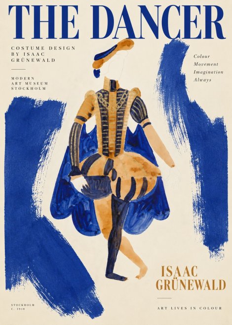Isaac Grünewald Costume Design XV No3 - Poster
