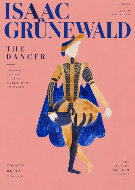 Isaac Grünewald Costume Design XV No4 - Poster