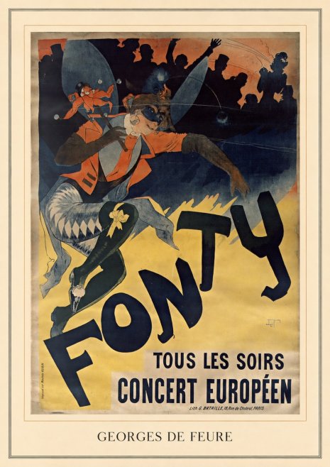 Georges de Feure Fonty II No3 - Poster