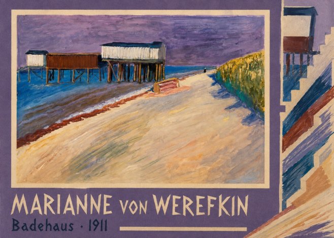 Marianne von Werefkin Badehaus No2 - Poster