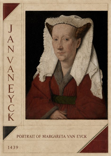 Jan van Eyck Portrait of Margareta Van Eyck No2 - Poster