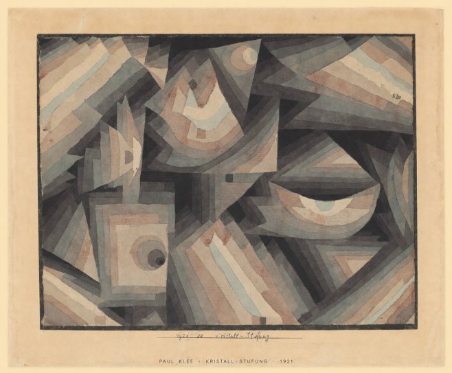 Paul Klee Kristall-stufung II No6 - Poster