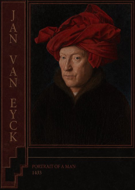 Jan van Eyck Portrait of a Man IV No2 - Poster