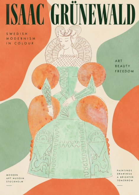 Isaac Grünewald Seated Woman No2 - Poster