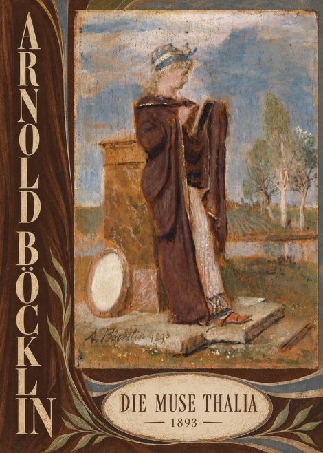 Arnold Böcklin Die Muse Thalia I No6 - Poster