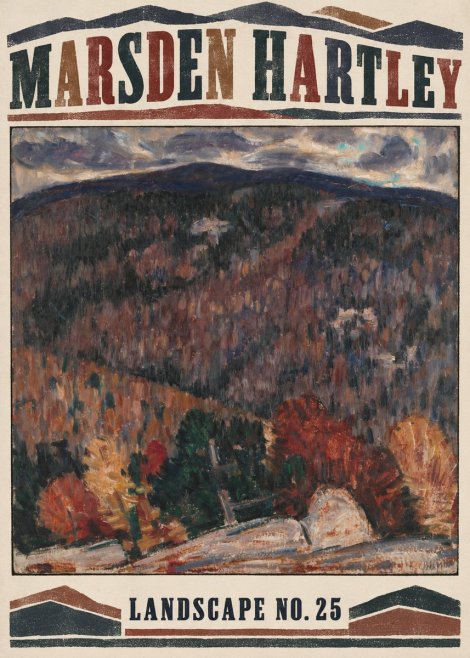 Marsden Hartley Landscape No. 25 No5 - Poster