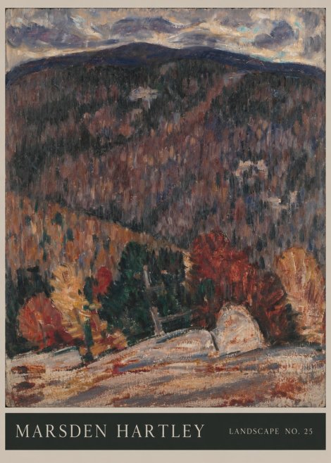 Marsden Hartley Landscape No. 25 No6 - Poster