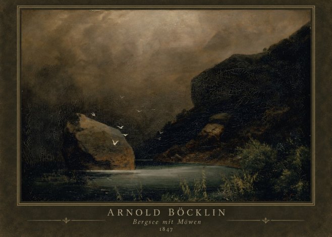 Arnold Böcklin Bergsee Mit Möwen No1 - Poster