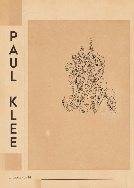 Paul Klee Blumen II No4 - Poster