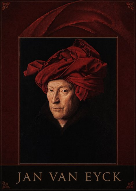 Jan van Eyck Portrait of a Man in a Turban No6 - Poster