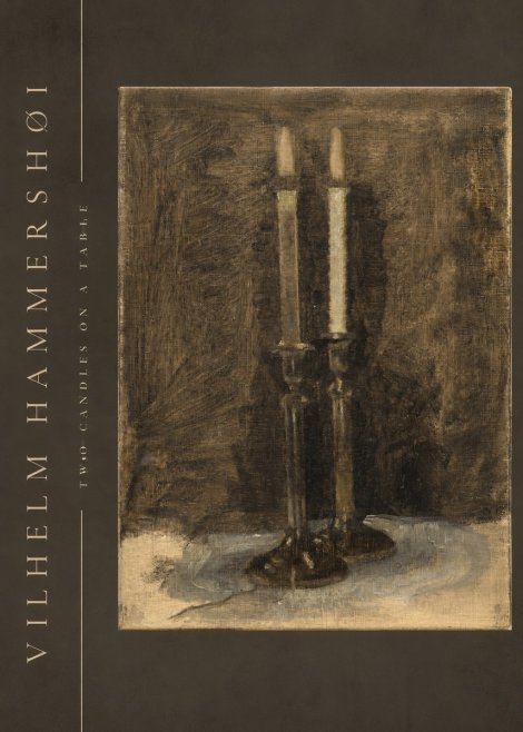 Vilhelm Hammershøi Two Candles on a Table No2 - Poster