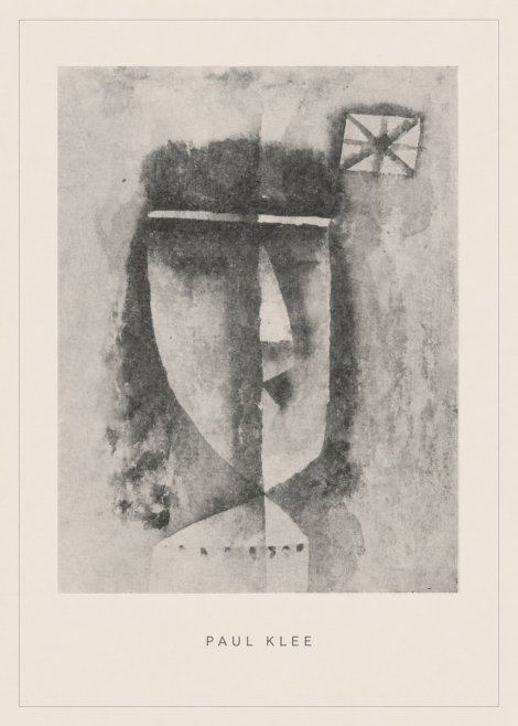 Paul Klee Head of a Man No5 - Poster