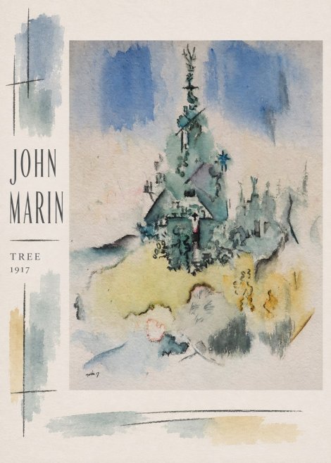 John Marin Tree No3 - Poster