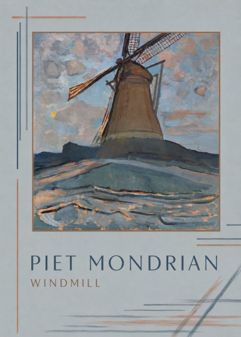 Piet Mondrian Windmill No1 - Poster