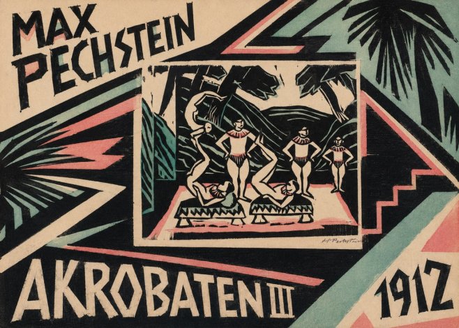 Max Pechstein Akrobaten Iii No5 - Poster