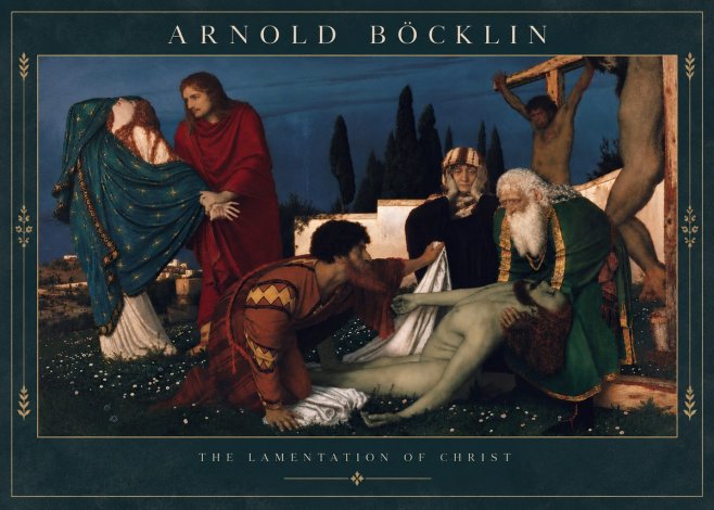 Arnold Böcklin The Lamentation of Christ No6 - Poster