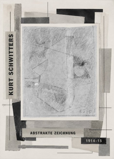 Kurt Schwitters Abstrakte Zeichnung No5 - Poster