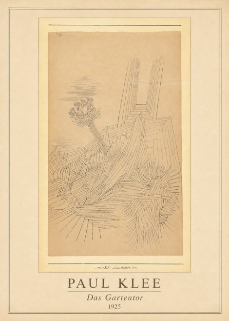 Paul Klee Das Gartentor II No1 - Poster