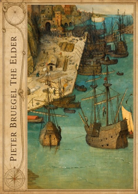 Pieter Bruegel A Port Scene No2 - Poster