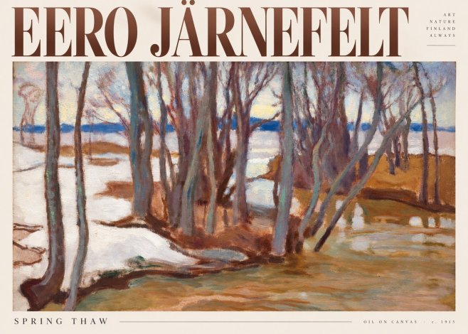 Eero Järnefelt Spring Thaw No5 - Poster