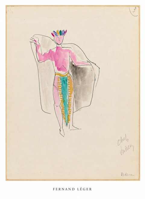 Fernand Léger Cheval, Indien No5 - Poster