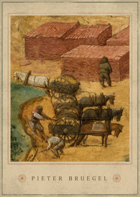 Pieter Bruegel The Brickmakers No4 - Poster
