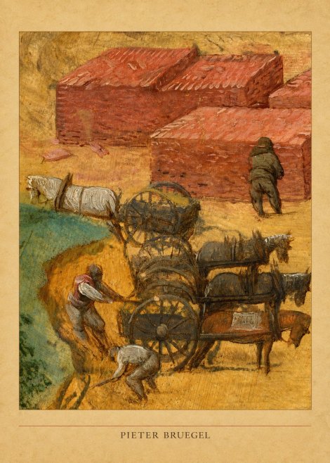 Pieter Bruegel The Brickmakers No5 - Poster