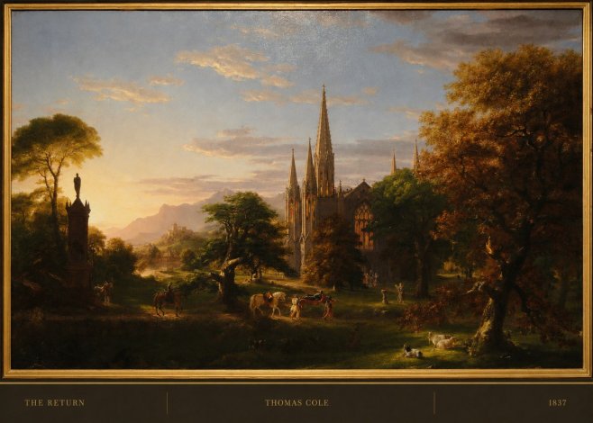 Thomas Cole The Return III No6 - Poster