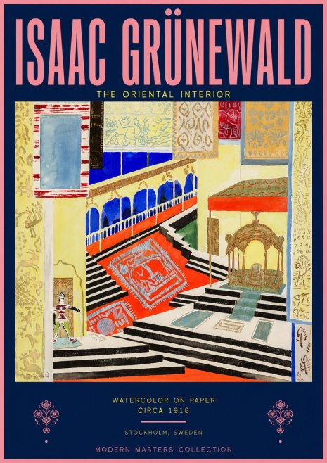 Isaac Grünewald The Oriental Interior No2 - Poster