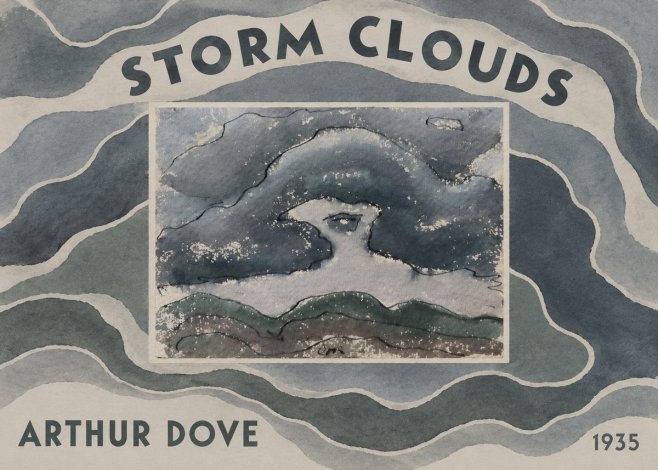 Arthur Dove Storm Clouds No5 - Poster