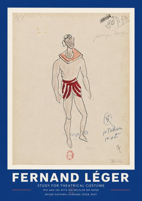 Fernand Léger Study for Theatrical Costume No3 - Poster