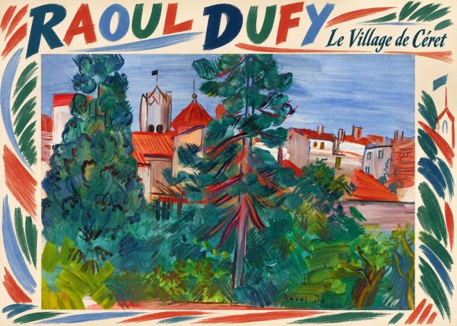 Raoul Dufy Le Village De Céret No6 - Poster