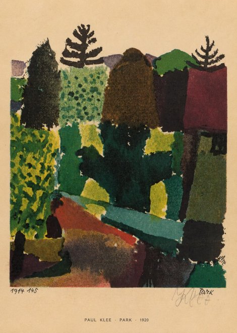 Paul Klee Park II No5 - Poster