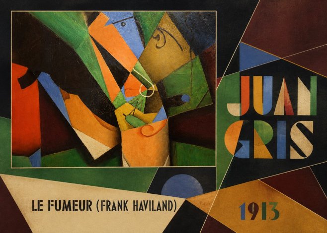 Juan Gris Le Fumeur (Frank Haviland) No4 - Poster