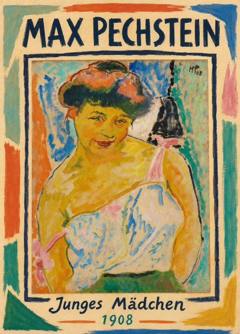 Max Pechstein Junges Mädchen No1 - Poster