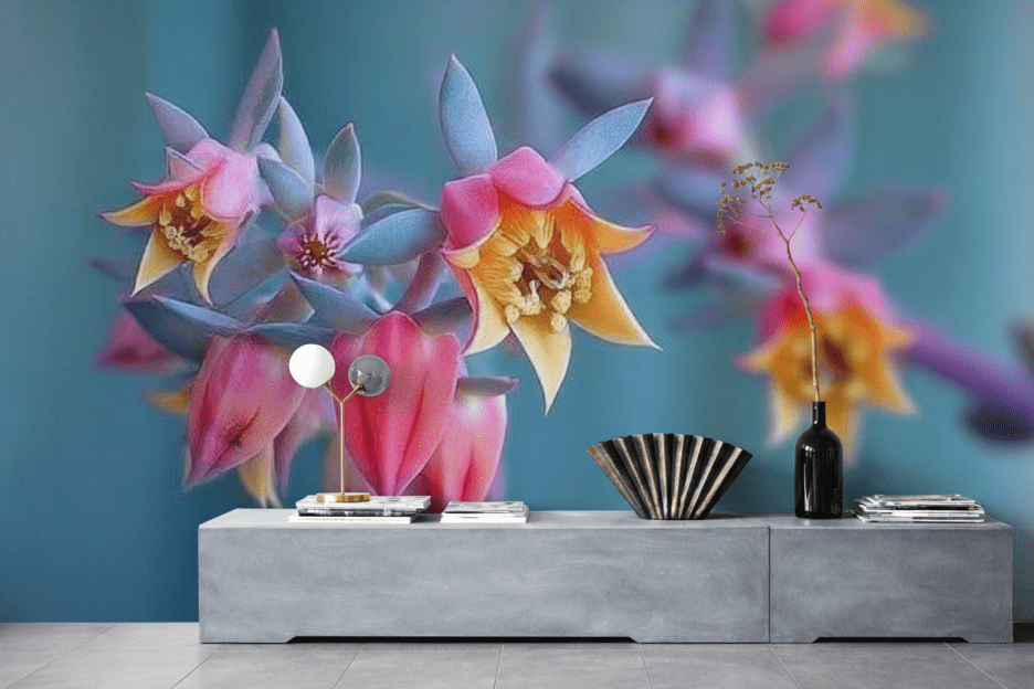 Golden Succulent Bloom