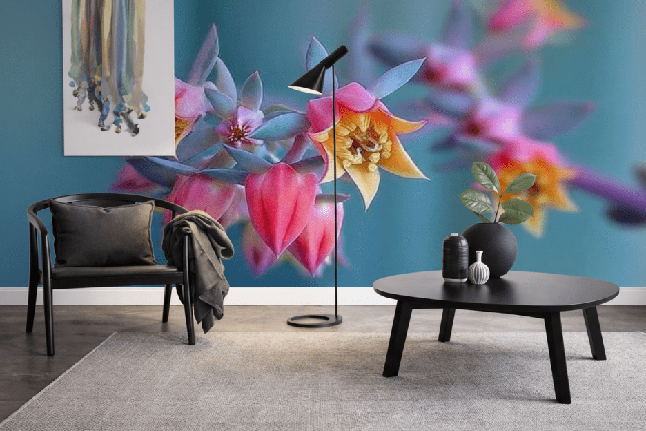 Golden Succulent Bloom