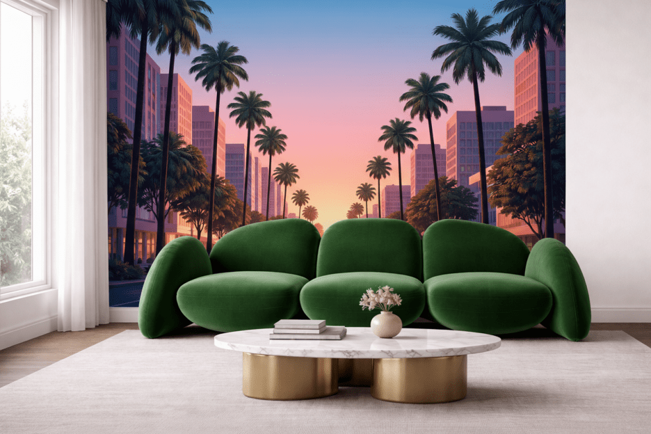 Palm Avenue Twilight