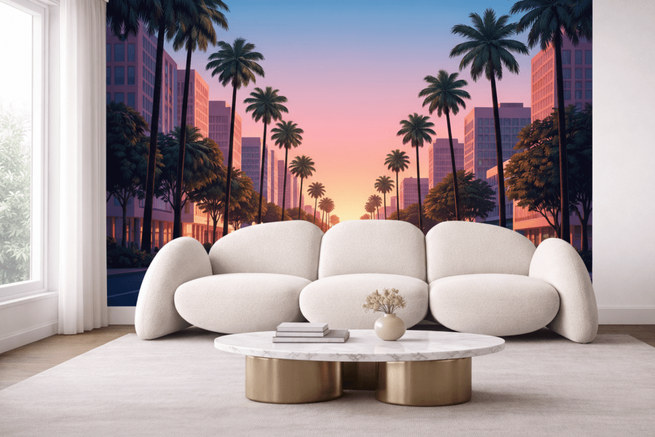 Palm Avenue Twilight