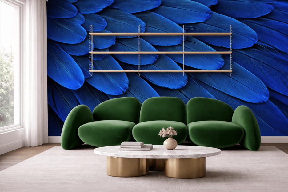 Midnight Feather Mosaic