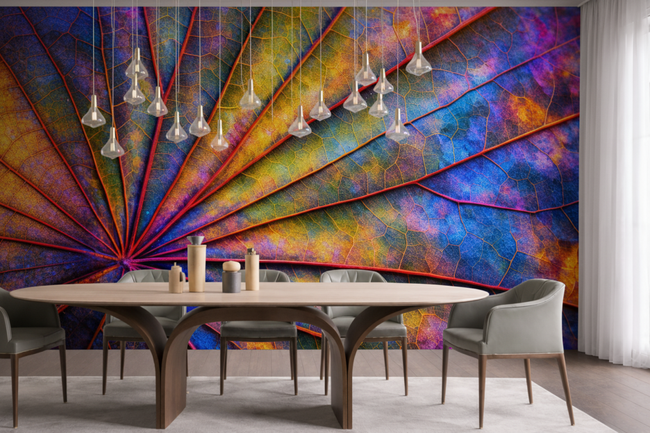 Iridescent Leaf Veins