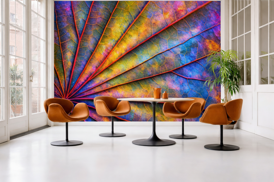 Iridescent Leaf Veins