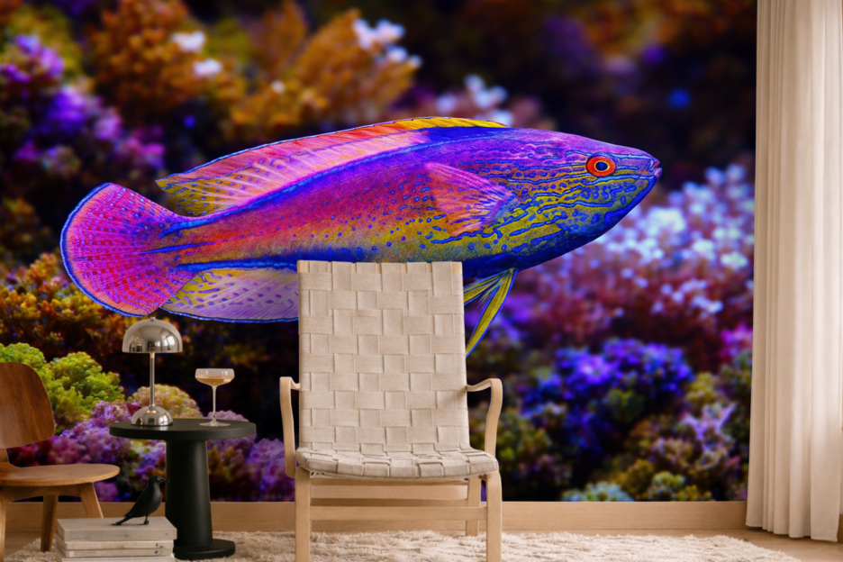 Iridescent Marine Mural