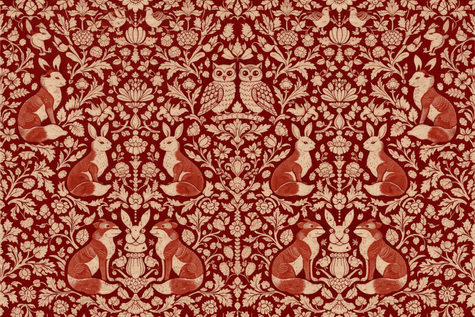 Whimsical Woodland Tapestry